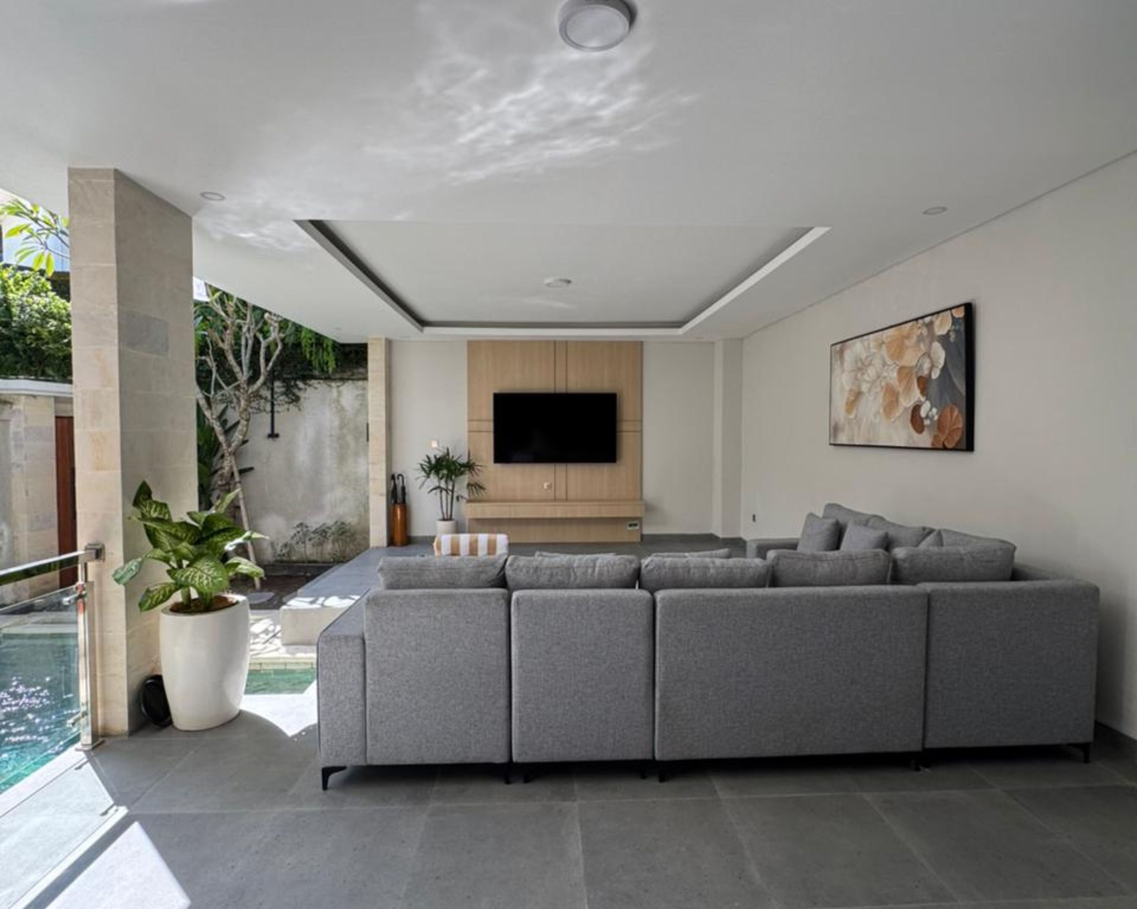 Familienvilla, 3 Schlafzimmer, eigener Pool | Wohnbereich