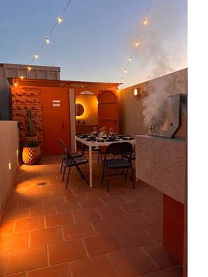 Outdoor dining - S3 Loft 2 Niveles, Red Descanso, Fifa Fan Fest Guadalajara Centro Pet Friendly (Guadalajara)