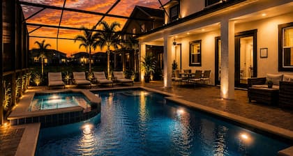 EVENTS ALLOWED : 6-bedroom house in lovely Kissimmee with AC and gym