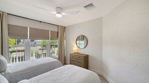 3 habitaciones, tabla de planchar con plancha, wifi y ropa de cama 