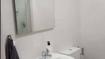 Hair dryer, towels