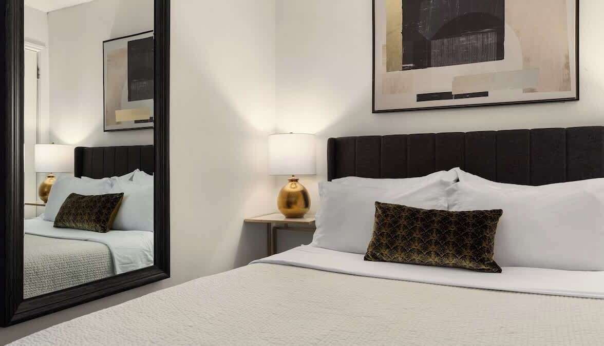 Inviting Queen Bedroom with Designer Touches