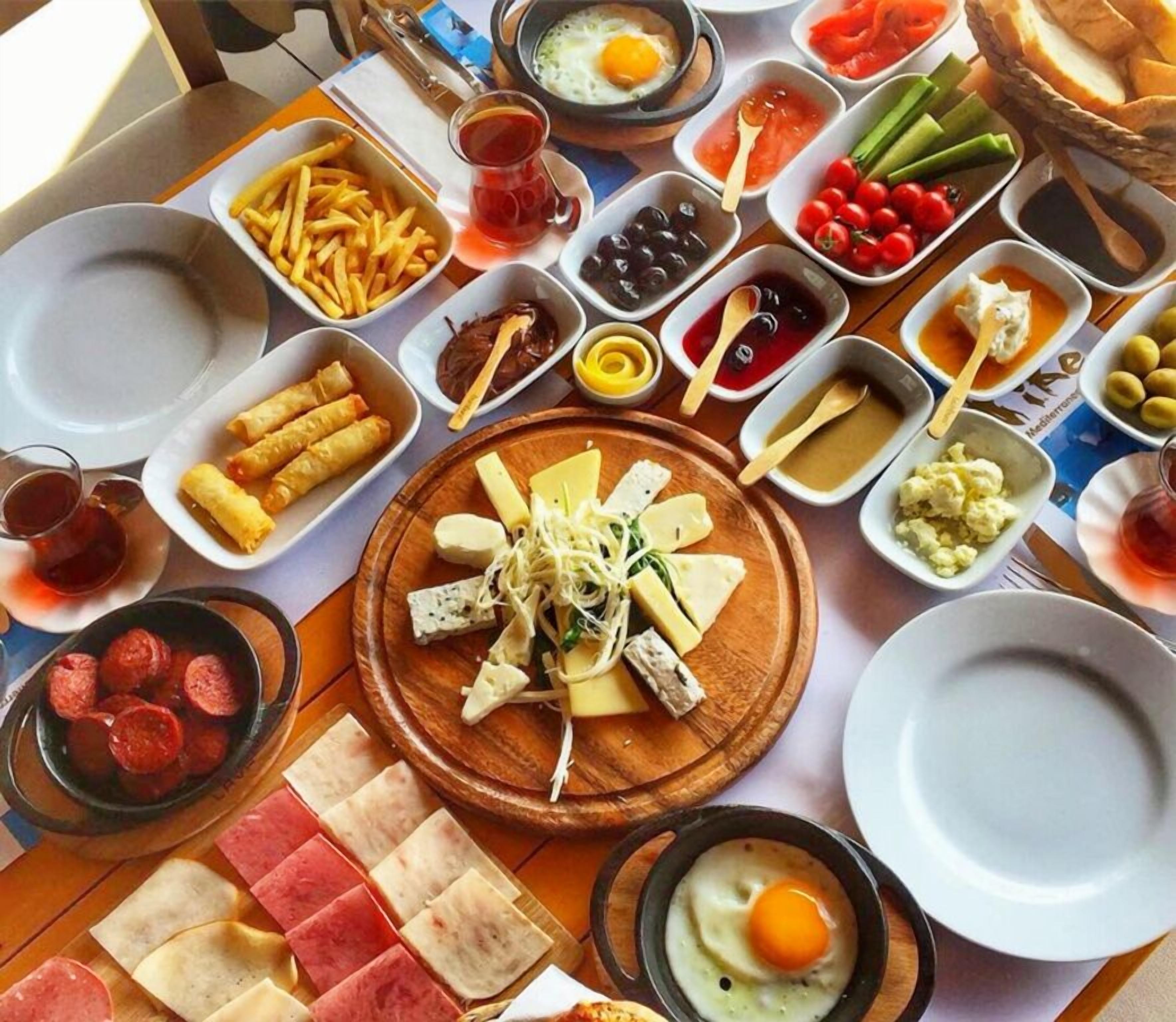 Frokostbuffé er inkludert hver dag