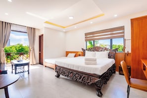 Triple Room | Hypo-allergenic bedding, free WiFi, bed sheets - Kaka Homestay & Apartment (Hoi An)
