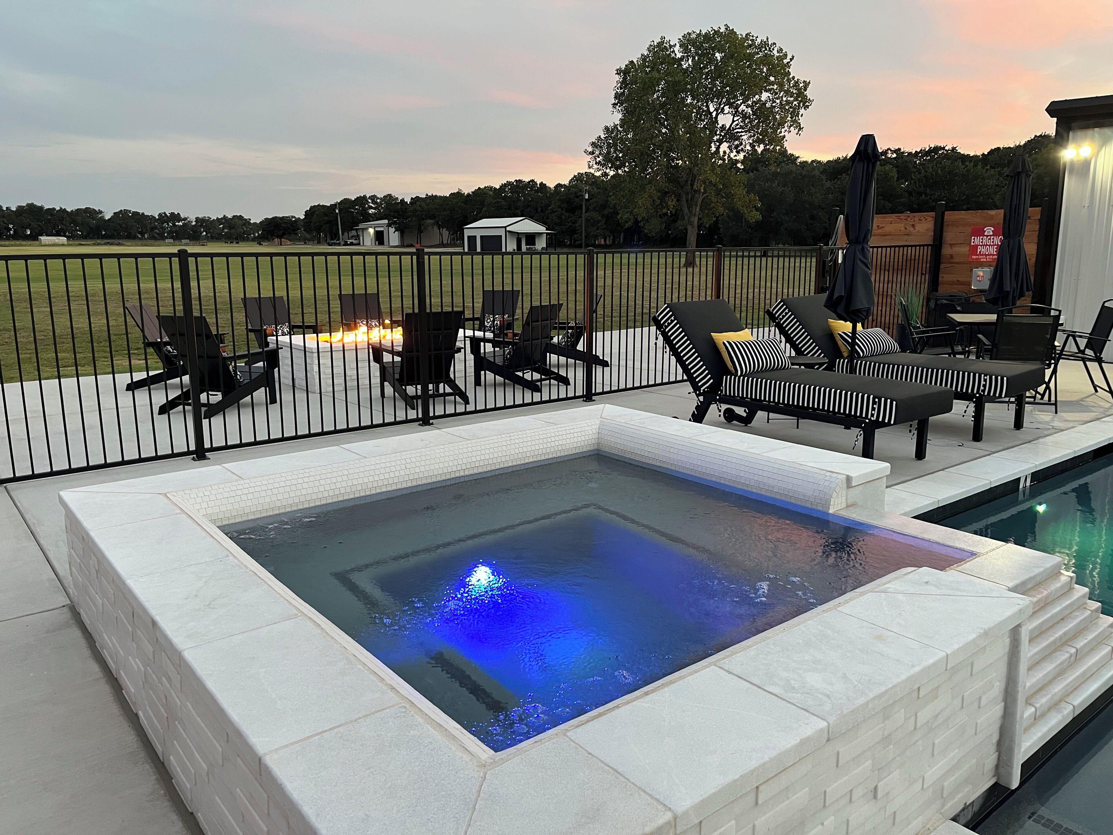 Piscine chauffée