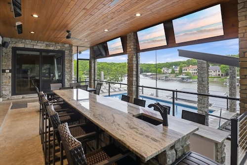 Lakefront Oasis w/ Heated Pool & Large Dock