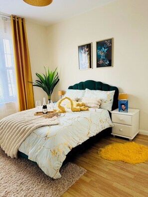 1 Schlafzimmer, Bügeleisen/Bügelbrett, kostenloses WLAN, Bettwäsche