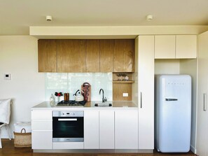 Private kitchen - Stunning South Yarra views deluxe two Bedroom Apartment (South Yarra)