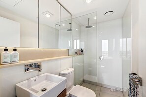 Bathroom - Stunning South Yarra views deluxe two Bedroom Apartment (South Yarra)