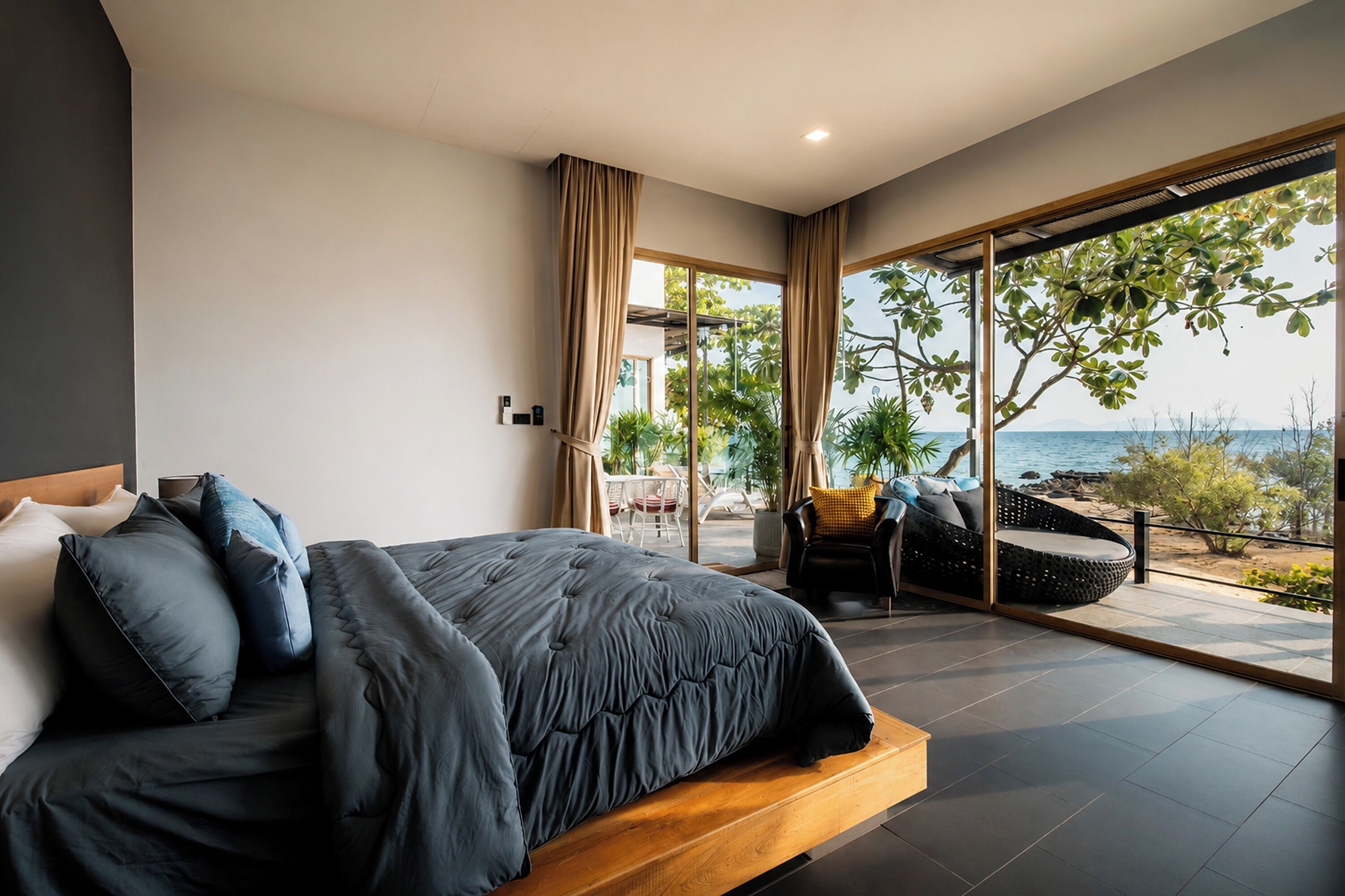 Grand-Doppelzimmer, Meerblick | Balkon