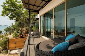 Grand-Zimmer, Meerblick | Balkon