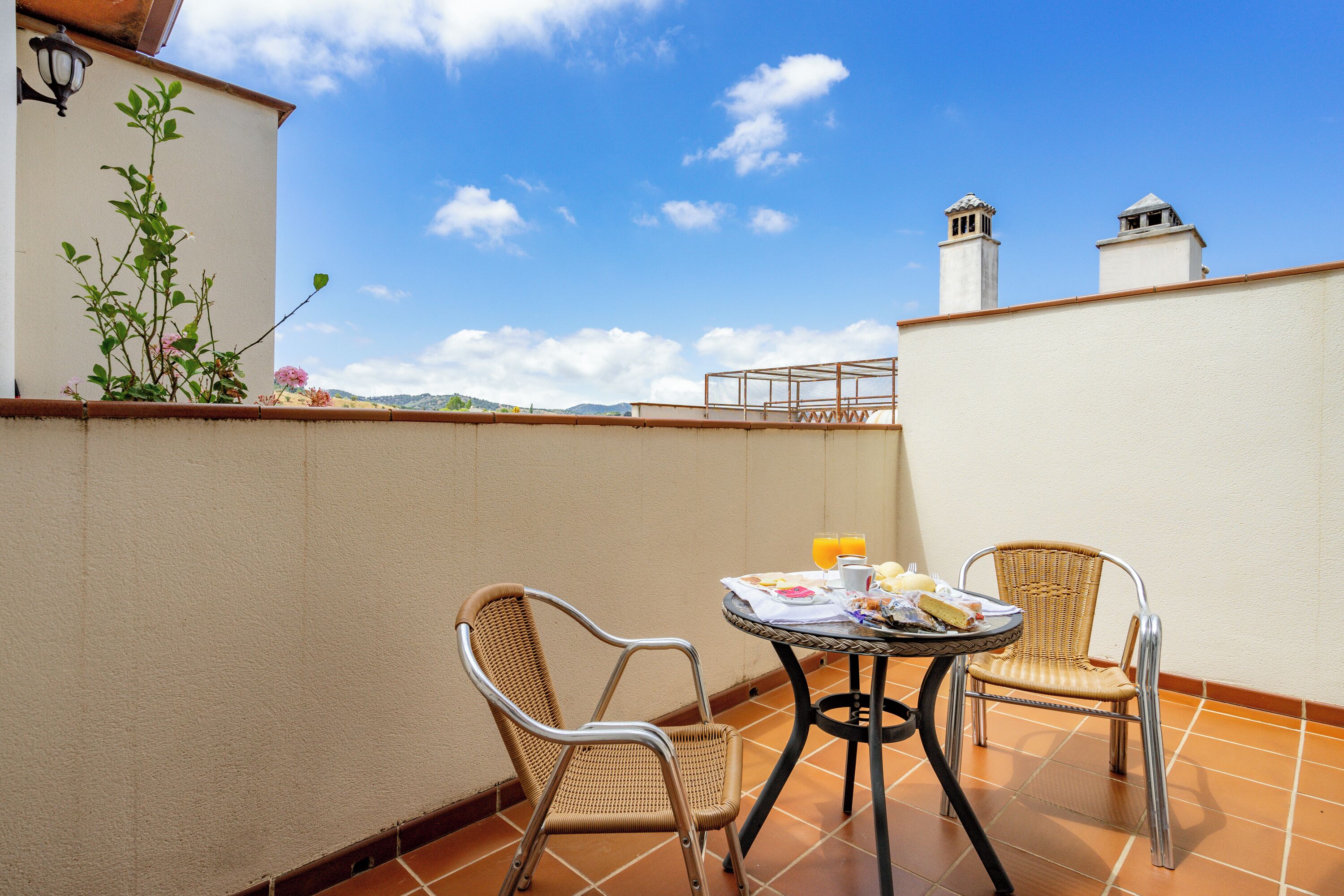 Suite Confort, vistas a la montaña | Terraza o patio
