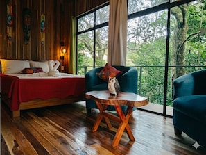 Panoramic Tree House, Balcony, Mountain View (Pico Iris) | Free WiFi - Jungle Living Tree Houses (Monteverde)
