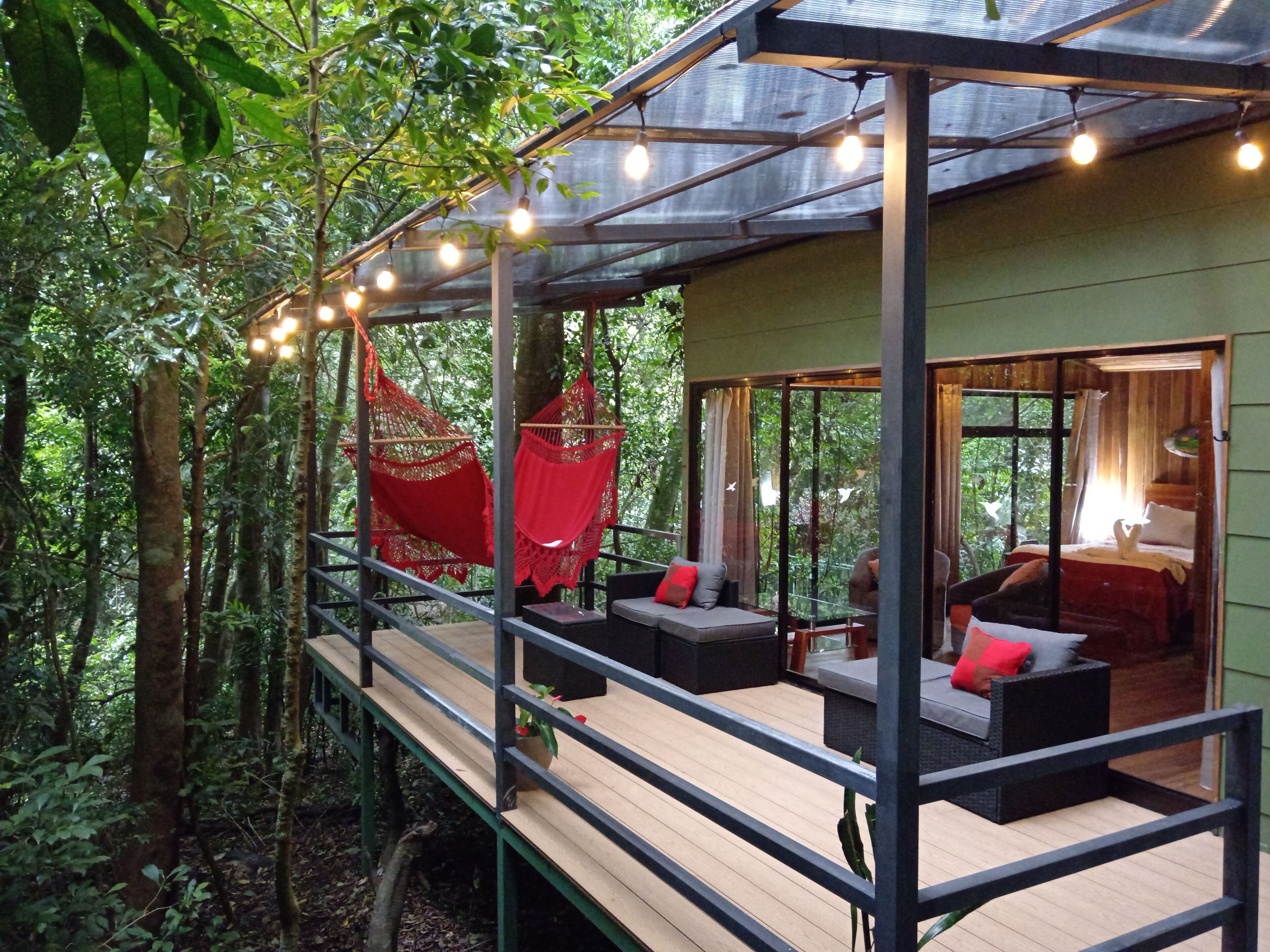 Panoramic-Bungalow, Bergblick (Aguti) | Terrasse/Patio