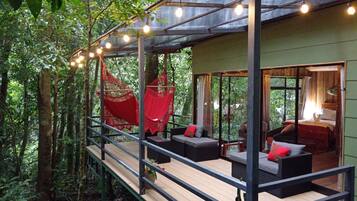 Panoramic-Bungalow, Bergblick (Aguti) | Terrasse/Patio