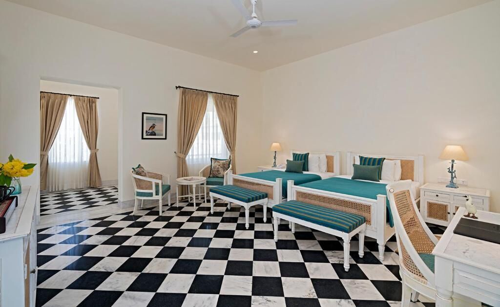 Superior Twin Room, Garden View | In-room safe, iron/ironing board, free WiFi