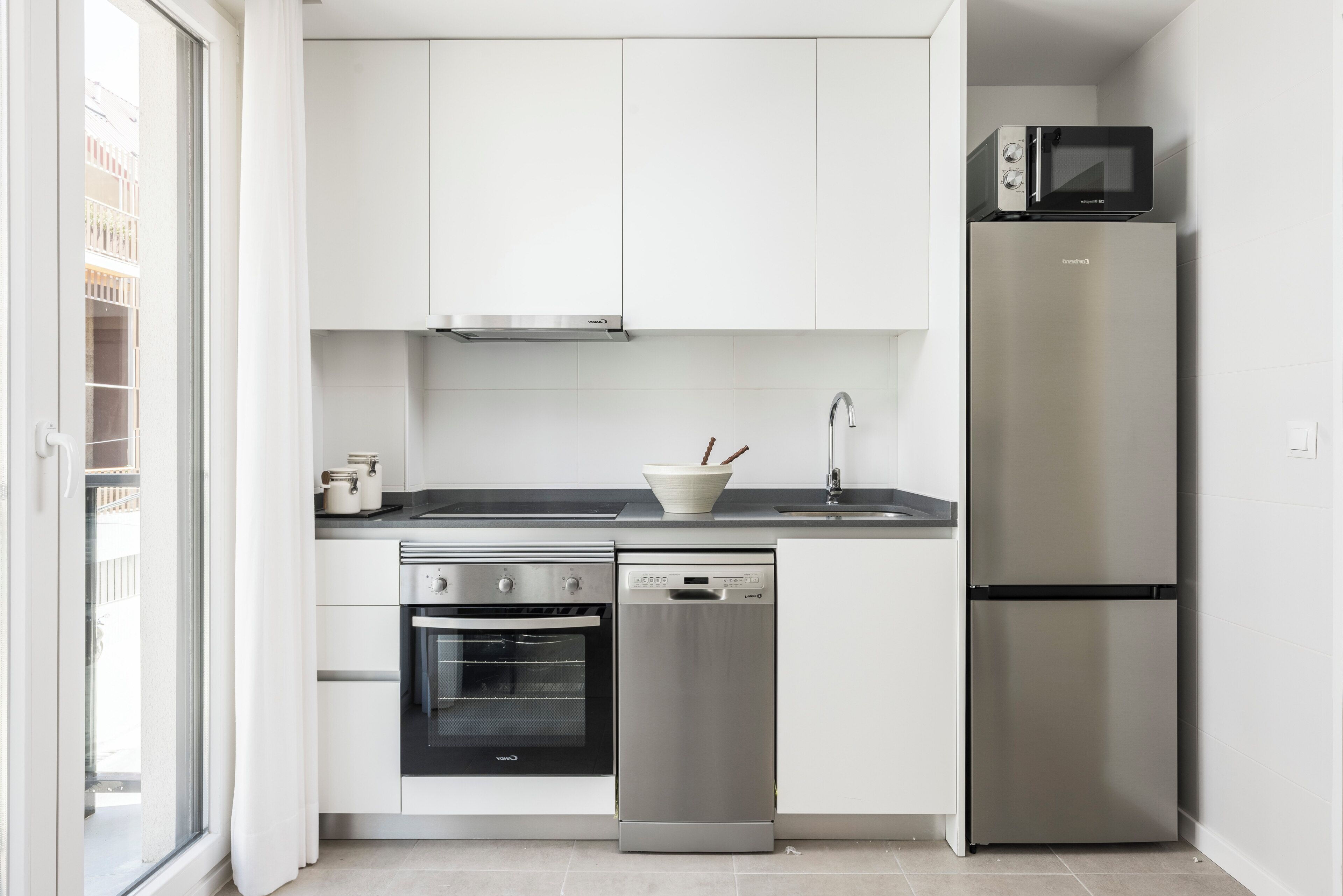 Familienapartment, 2 Schlafzimmer | Eigene Küche | Wasserkocher mit Kaffee-/Teezubehör, großer Kühlschrank, Mikrowelle