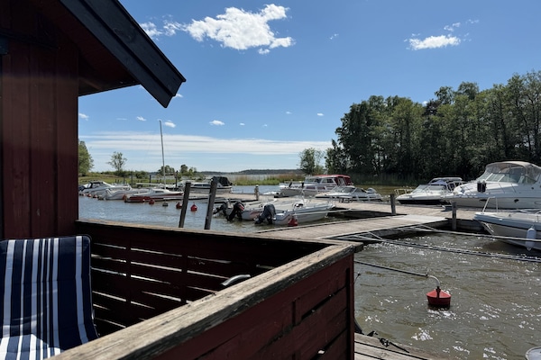 Stuga Skraken - havsutsikt | Terrass/Patio