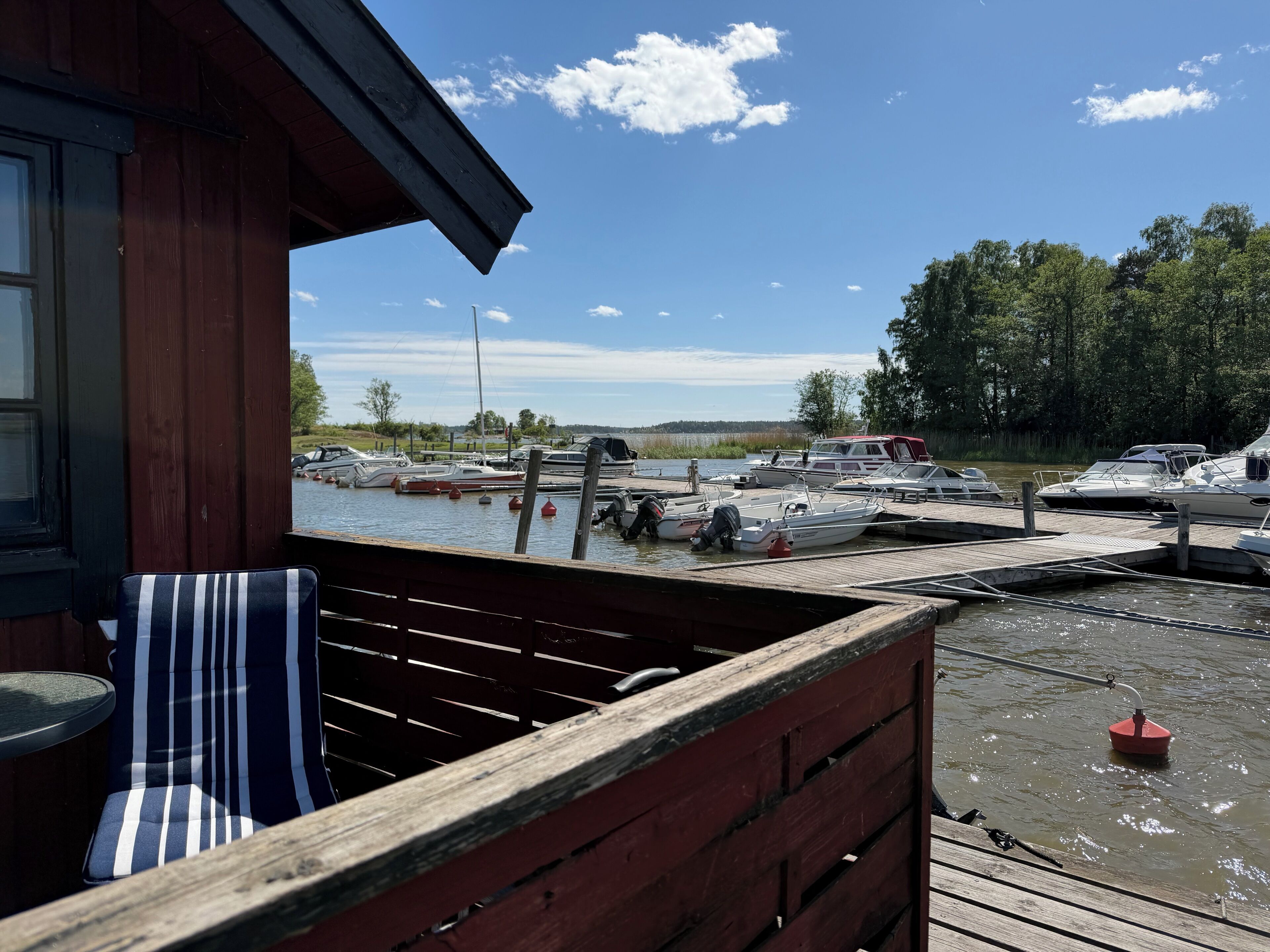 Hytte - køleskab - havudsigt | Terrasse/gårdhave
