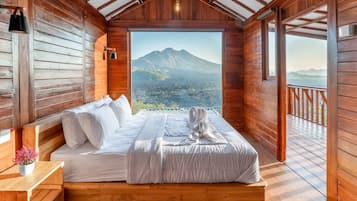 Ferienhütte, Bergblick | Bettwäsche aus ägyptischer Baumwolle, hochwertige Bettwaren