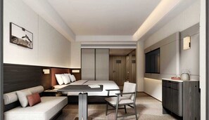 Habitación superior con 2 camas individuales, vistas a la ciudad | Ropa de cama de alta calidad y edredones de plumas