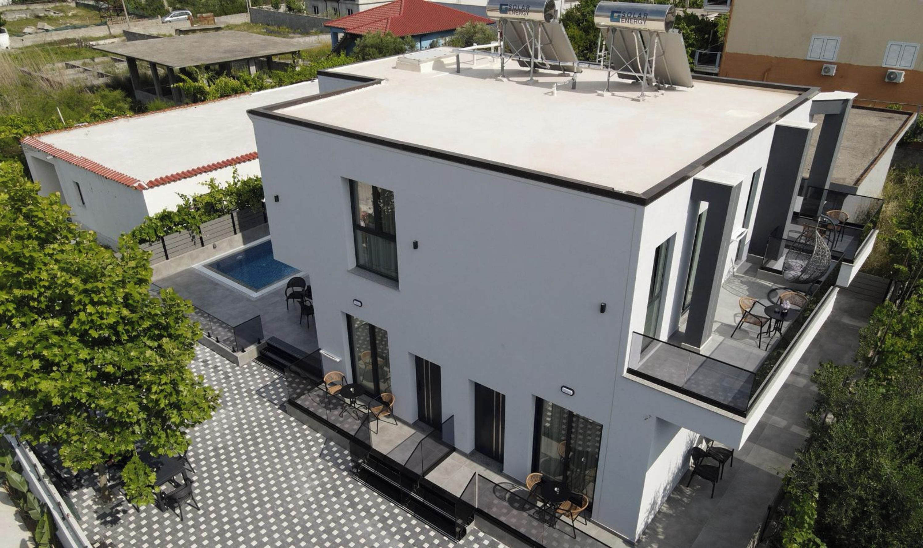 Fassade der Unterkunft
