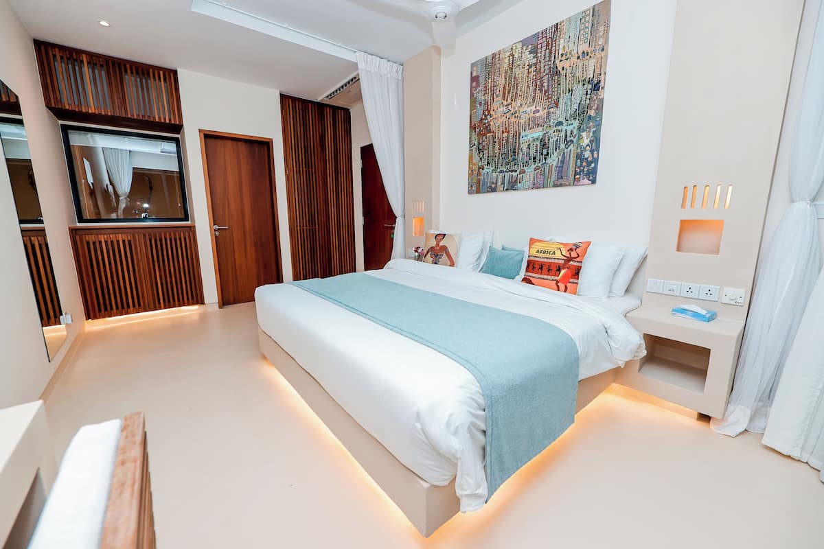 Penthouse Cao cấp, bồn tắm nước nóng, quang cảnh biển | Két bảo mật tại phòng, truy cập Internet không dây miễn phí