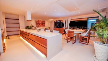 Penthouse de lujo, vista al océano | Cocina privada