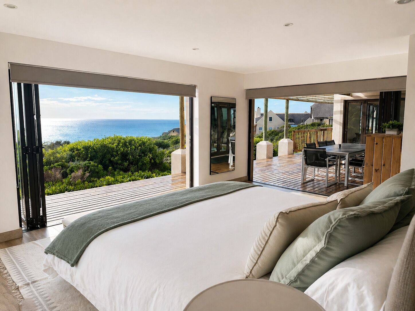 4 室のベッドルーム、アイロン / アイロン台、WiFi、ベッドシーツ. Bayview Bliss Springerbaai,  4 Bedroom Luxury coastal eco home