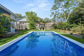 Pool - Coastal 4-Bed Retreat with Pool in Toogoom (Toogoom)
