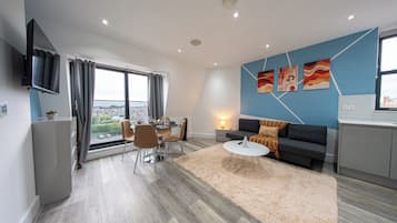 Apartment, 2 Schlafzimmer, eigenes Bad | Wohnbereich