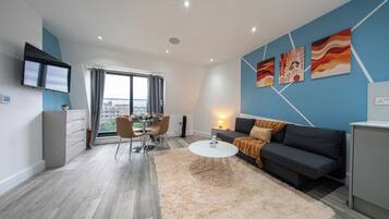 Appartement, 2 slaapkamers, privébadkamer | Woonruimte