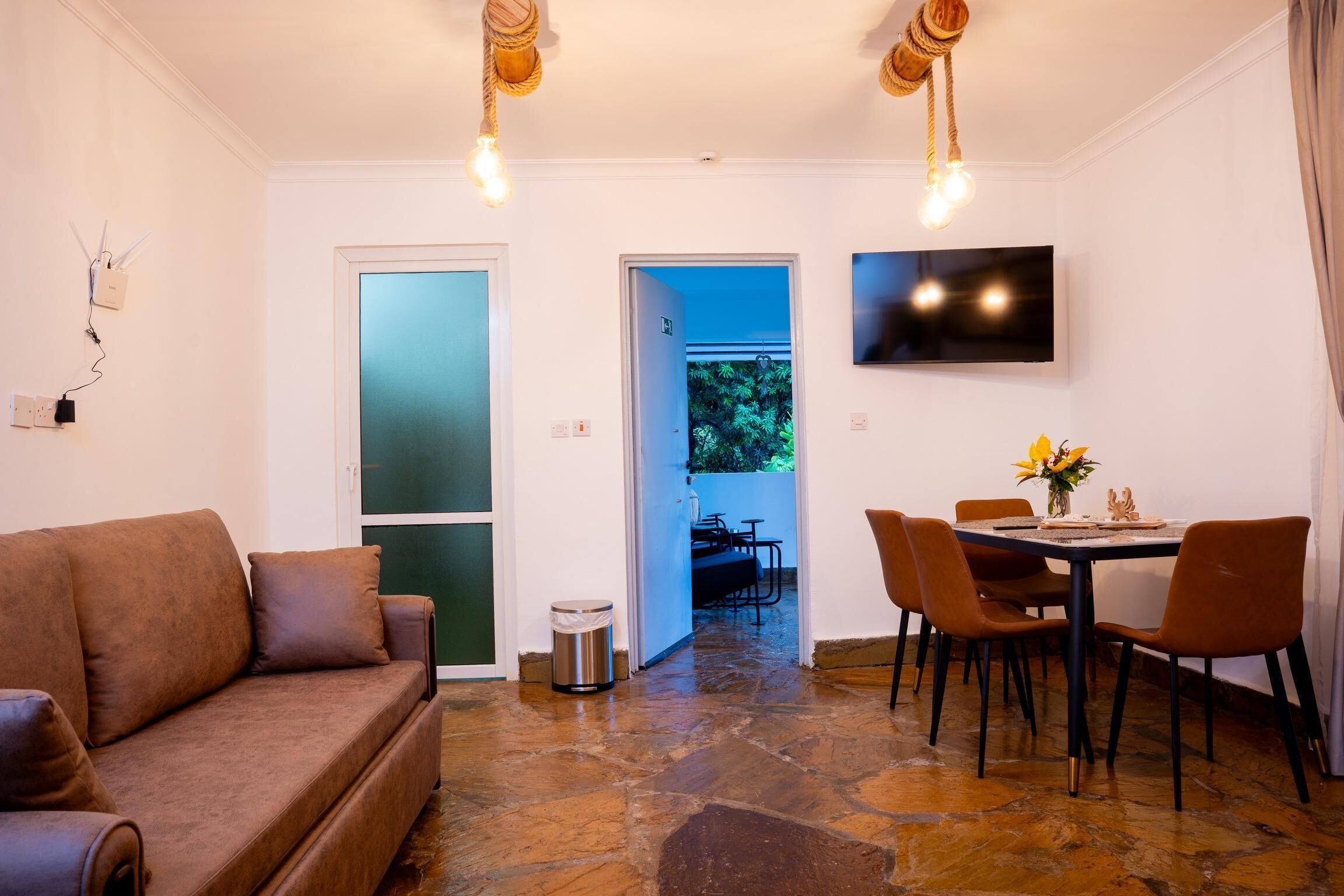 Deluxe Apartment, Ocean View | Living area