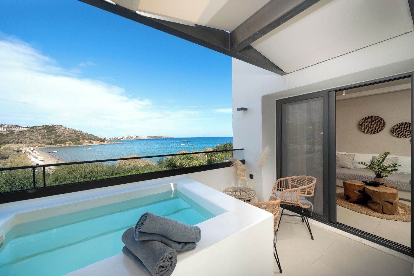 Deluxe-suite - havudsigt | Privat pool