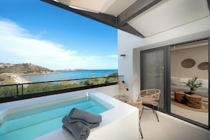 Suite Deluxe, vista al mar | Alberca privada