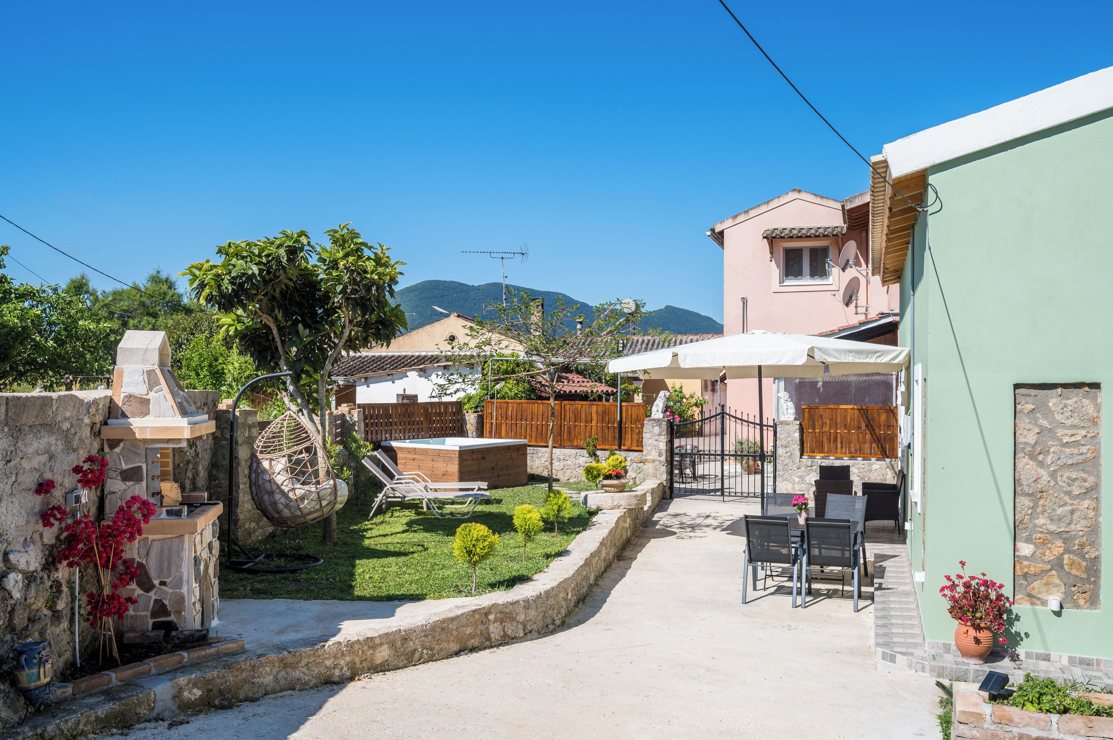 House, Hot Tub, Garden View | View from room