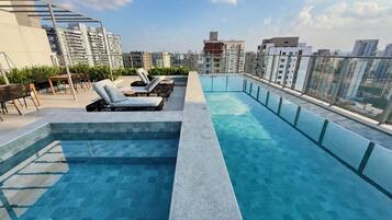 Indoor pool, outdoor pool