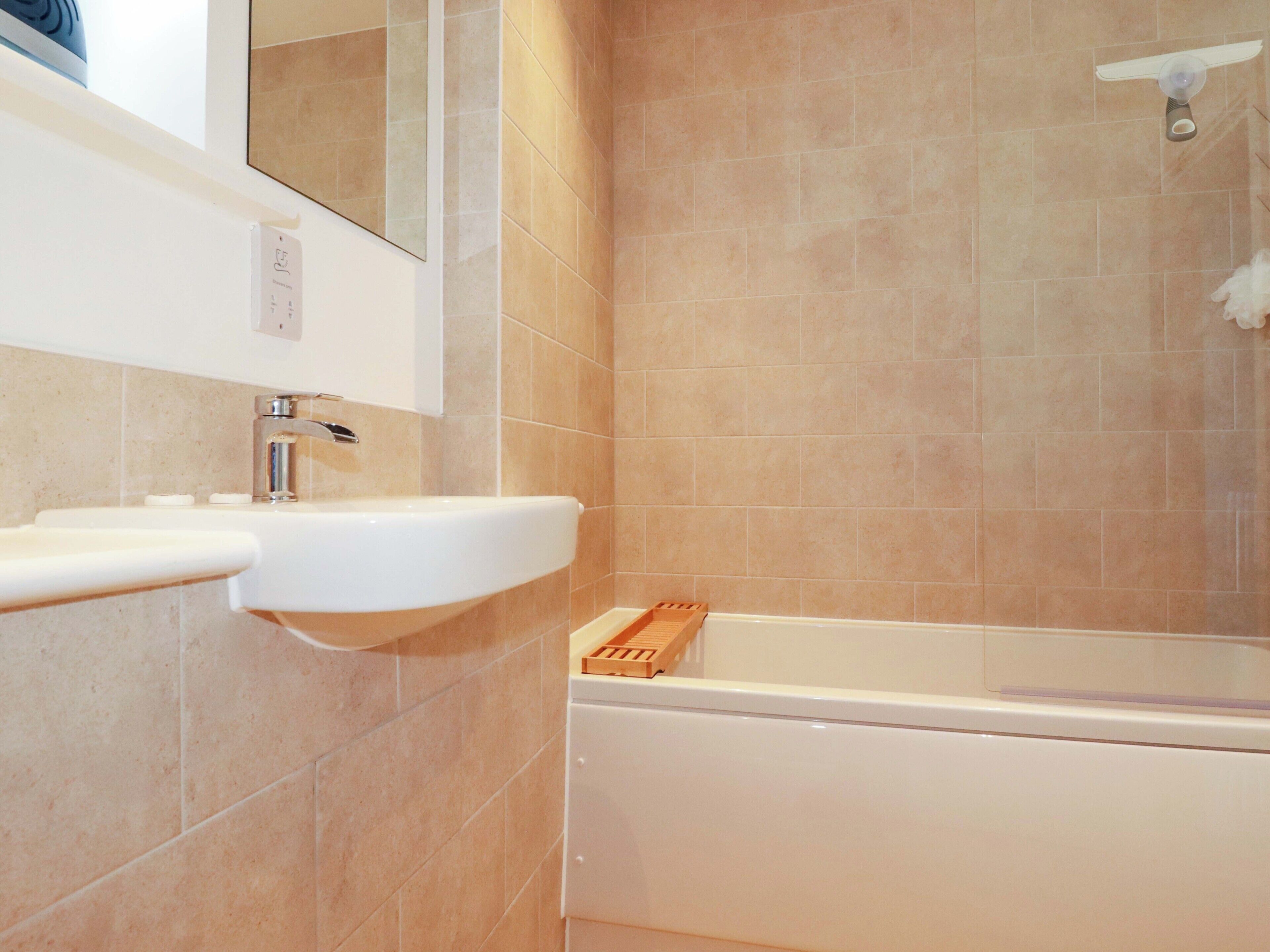 Shower, hair dryer