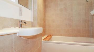 Shower, hair dryer