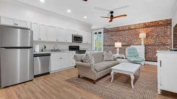 Apartment, 1 Bedroom | Living area | Smart TV