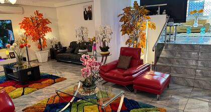 Delightful 5-bedroom house with AC in Abidjan Cocody Riviera Palmeraie rosiers