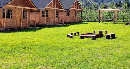 Cabañas típicas en Oxapampa San Marcos Lodge