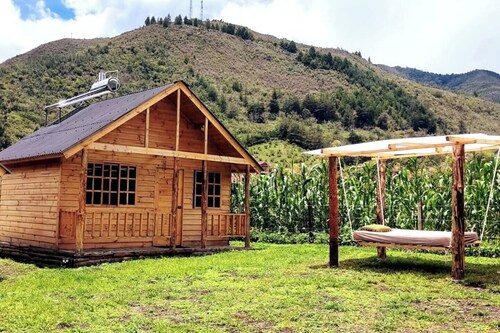 Cabañas típicas en Oxapampa San Marcos Lodge