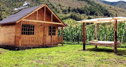 Cabañas típicas en Oxapampa San Marcos Lodge