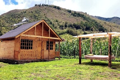 Cabañas típicas en Oxapampa San Marcos Lodge