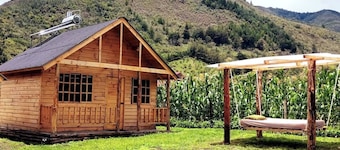 Cabañas típicas en Oxapampa San Marcos Lodge