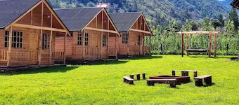 Oxapampa, cabañas típicas en San Marcos lodge