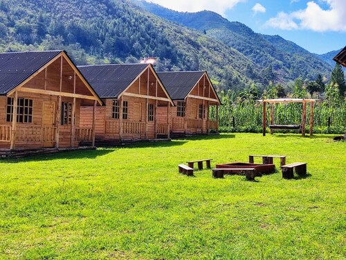 Oxapampa, cabañas típicas en SanMarcos.lodge