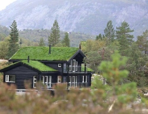 Cabin in the heart of Sirdal - ski in/ski out, great outdoor area with large jazzuci