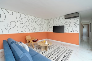 Apartment, City View | Living area | 121-cm Smart TV with digital channels, pay movies - The Lodge  (Rabat)
